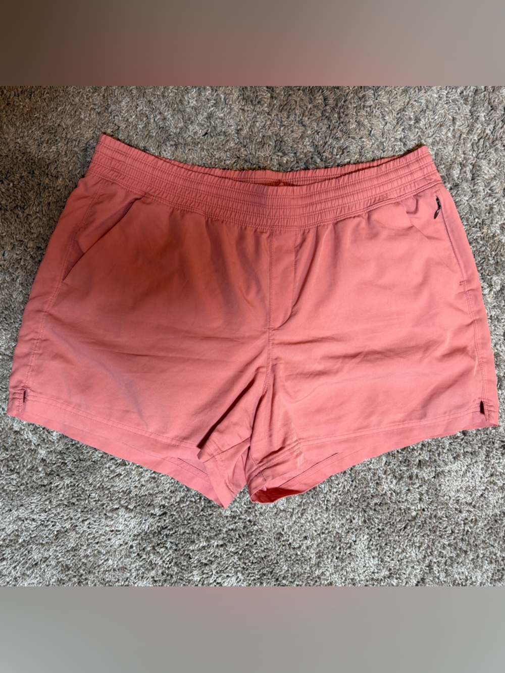 Old Navy Coral Athletic Shorts with Elastic Waist